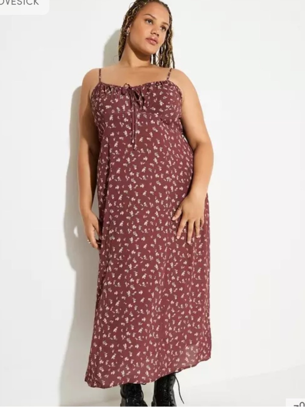 Torrid Lovesick Floral Maxi Slip Dress NWT 1X